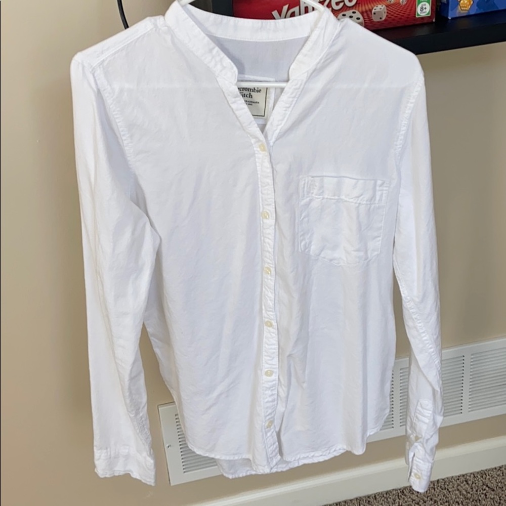 Brand New White Abercrombie & Fitch Shirt